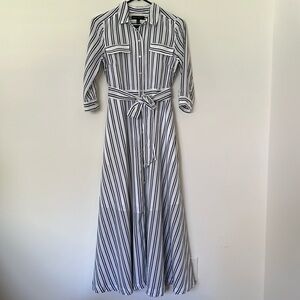 Banana Republic striped maxi dress